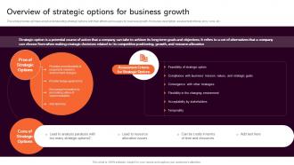 Overview Of Strategic Analysis To Understand Business Strategy SS V