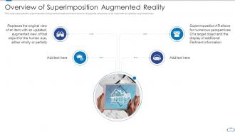 Overview of superimposition augmented reality ppt powerpoint presentation gallery
