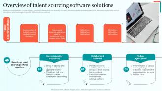Overview Of Talent Sourcing Software Solutions Comprehensive Guide For Talent Sourcing