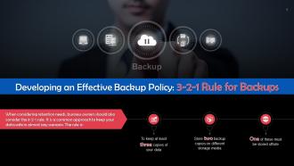 Overview Of The 3 2 1 Rule For Backups Training Ppt
