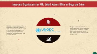 Overview Of UNODC Training Ppt