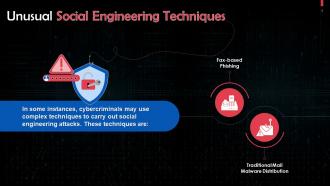 Overview Of Unusual Social Engineering Techniques Training Ppt