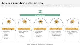 Overview Of Various Types Of Offline Referral Marketing Plan To Increase Brand Strategy SS V