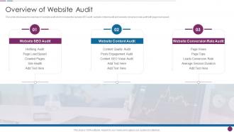 Overview Of Website Audit Procedure To Perform Digital Marketing Audit Ppt Slides Model