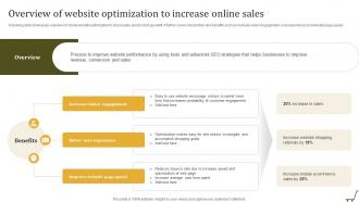 Overview Of Website Optimization To Utilizing Online Shopping Website To Increase Sales