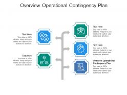 Overview operational contingency plan ppt powerpoint presentation gallery layout cpb