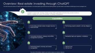 Overview Real Estate Investing Through Chatgpt Chatgpt For Real Estate Chatgpt SS V