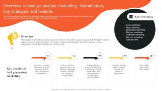 Overview To Lead Generation Marketing Introduction Implementing Outbound MKT SS