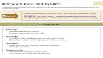 Overview Visual ChatGPT And Its Key Features ChatGPT Transforming Spaces With Gpt ChatGPT SS