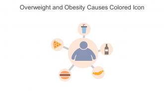 Overweight And Obesity Causes Colored Icon In Powerpoint Pptx Png And Editable Eps Format