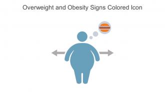 Overweight And Obesity Signs Colored Icon In Powerpoint Pptx Png And Editable Eps Format