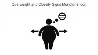 Overweight And Obesity Signs Monotone Icon In Powerpoint Pptx Png And Editable Eps Format