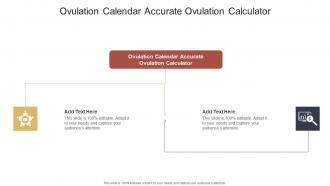Ovulation Calendar Accurate Ovulation Calculator In Powerpoint And Google Slides Cpb