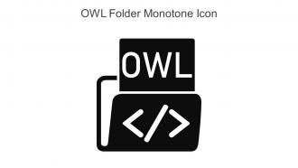 OWL Folder Monotone Icon In Powerpoint Pptx Png And Editable Eps Format