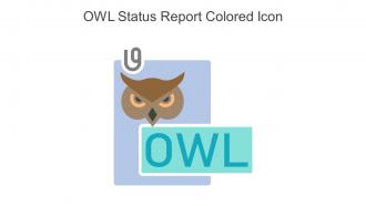 OWL Status Report Colored Icon In Powerpoint Pptx Png And Editable Eps Format
