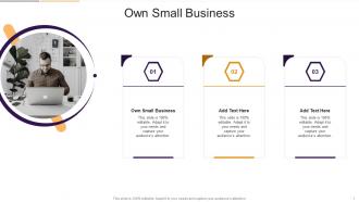 Own Small Business In Powerpoint And Google Slides Cpb