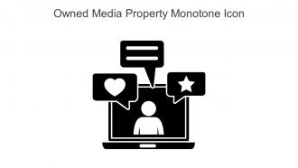 Owned Media Property Monotone Icon In Powerpoint Pptx Png And Editable Eps Format