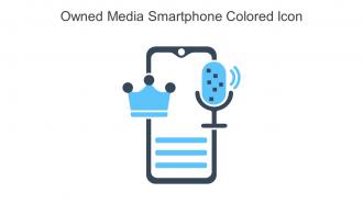 Owned Media Smartphone Colored Icon In Powerpoint Pptx Png And Editable Eps Format