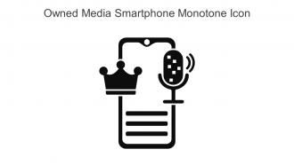 Owned Media Smartphone Monotone Icon In Powerpoint Pptx Png And Editable Eps Format