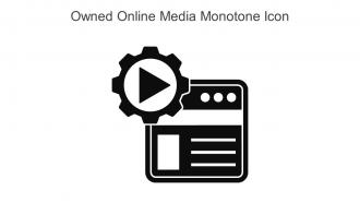 Owned Online Media Monotone Icon In Powerpoint Pptx Png And Editable Eps Format