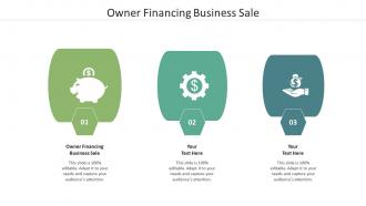 Owner financing business sale ppt powerpoint presentation visual aids cpb