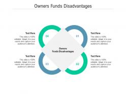 Owners funds disadvantages ppt powerpoint presentation icon outline cpb