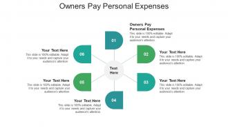 Owners pay personal expenses ppt powerpoint presentation infographic template show cpb