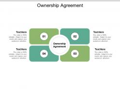 Ownership agreement ppt powerpoint presentation portfolio portrait cpb