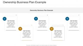 Ownership Business Plan Example In Powerpoint And Google Slides Cpb