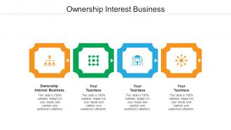 Ownership interest business ppt powerpoint presentation gallery backgrounds cpb