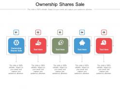 Ownership shares sale ppt powerpoint presentation gallery good cpb