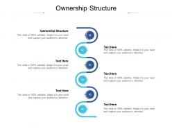 Ownership structure ppt powerpoint presentation file graphic images cpb