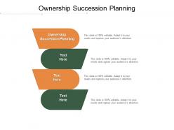 Ownership succession planning ppt powerpoint presentation summary show cpb