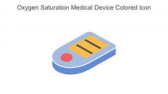 Oxygen Saturation Medical Device Colored Icon In Powerpoint Pptx Png And Editable Eps Format