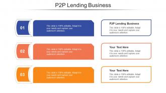 P2P Lending Business Ppt Powerpoint Presentation File Infographics Cpb