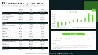 P And L Statement To Analyze Net Profits Long Term Investment Strategy Guide MKT SS V