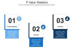 P value statistics ppt powerpoint presentation infographics example topics cpb
