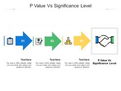 P value vs significance level ppt powerpoint presentation professional objects cpb