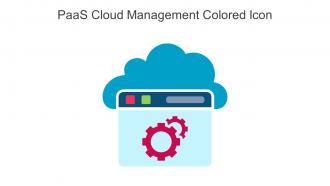 Paas Cloud Management Colored Icon In Powerpoint Pptx Png And Editable Eps Format