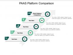 Paas platform comparison ppt powerpoint presentation infographics slides cpb