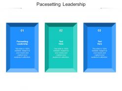 Pacesetting leadership ppt powerpoint presentation slides display cpb