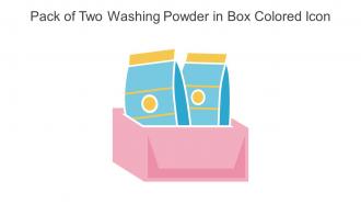 Pack Of Two Washing Powder In Box Colored Icon In Powerpoint Pptx Png And Editable Eps Format