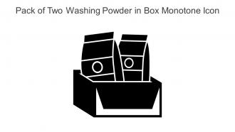 Pack Of Two Washing Powder In Box Monotone Icon In Powerpoint Pptx Png And Editable Eps Format