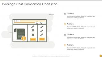 Package Cost Comparison Chart Icon