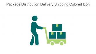 Package Distribution Delivery Shipping Colored Icon In Powerpoint Pptx Png And Editable Eps Format