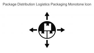 Package Distribution Logistics Packaging Monotone Icon In Powerpoint Pptx Png And Editable Eps Format