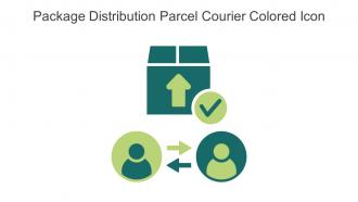 Package Distribution Parcel Courier Colored Icon In Powerpoint Pptx Png And Editable Eps Format