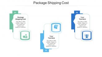 Package Shipping Cost Ppt Powerpoint Presentation Outline Brochure Cpb