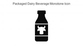 Packaged Dairy Beverage Monotone Icon In Powerpoint Pptx Png And Editable Eps Format