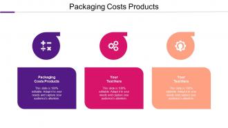 Packaging Costs Products Ppt Powerpoint Presentation Pictures Maker Cpb